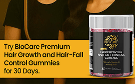 BioCare Premium Hair Growth & Hair-Fall Control Gummies